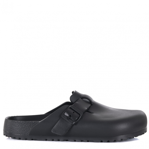 Black Boston Rubber Clogs
