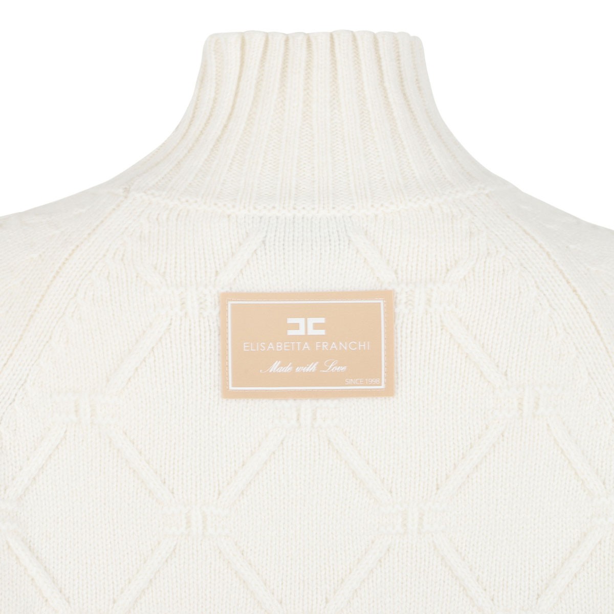 Off White High Neck Sweater