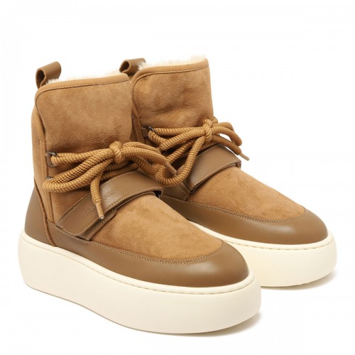 Shearling-Lined Ankle Boots