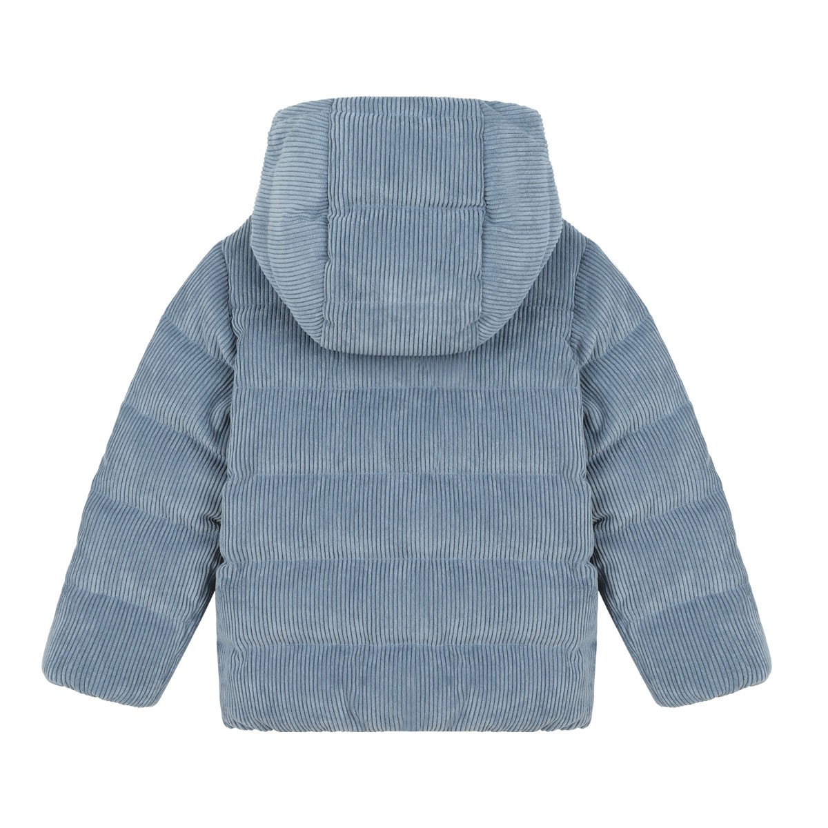 Puki Blue Down Jacket With Logo