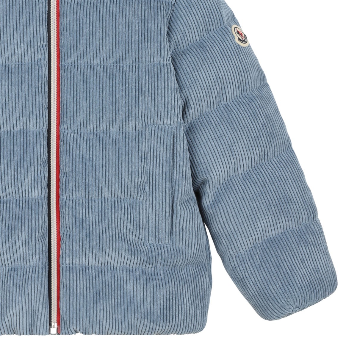 Puki Blue Down Jacket With Logo