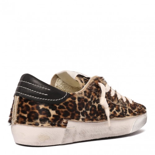 Leopard Motif Sneakers