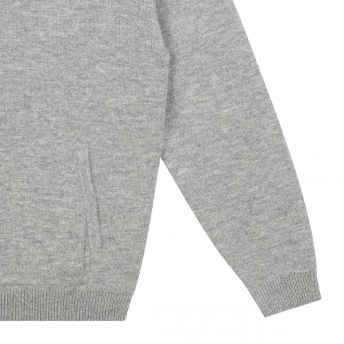 Grey Wool and Cashmere Hoodie