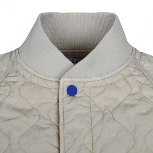 Quilted Nylon Bomber Jacket