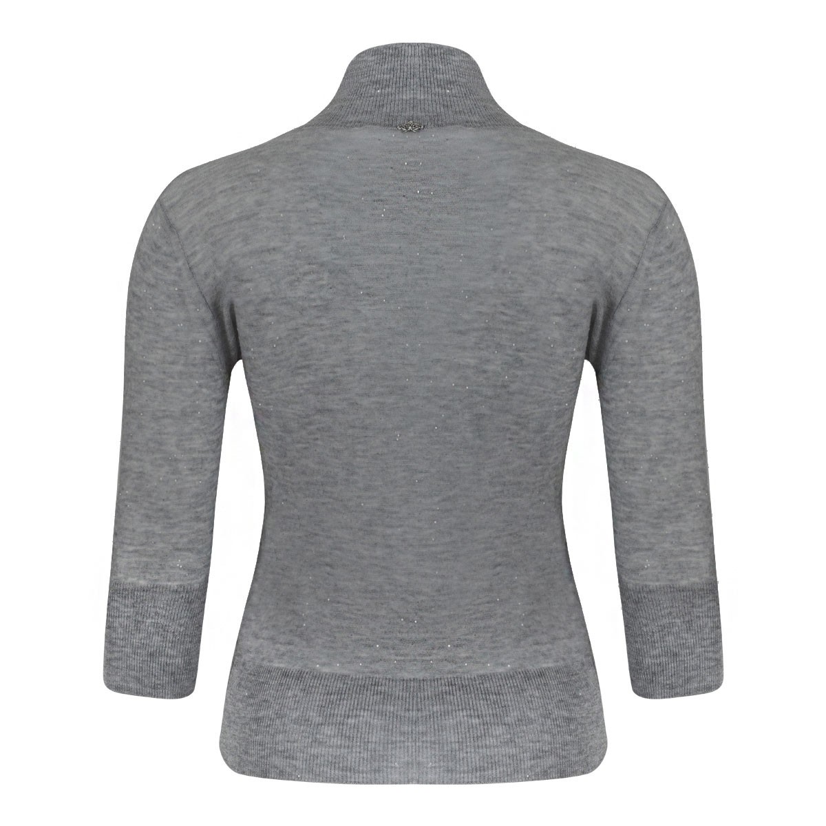 Light Grey Sequin Embellished Top