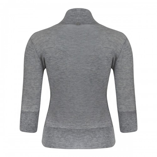 Light Grey Sequin Embellished Top