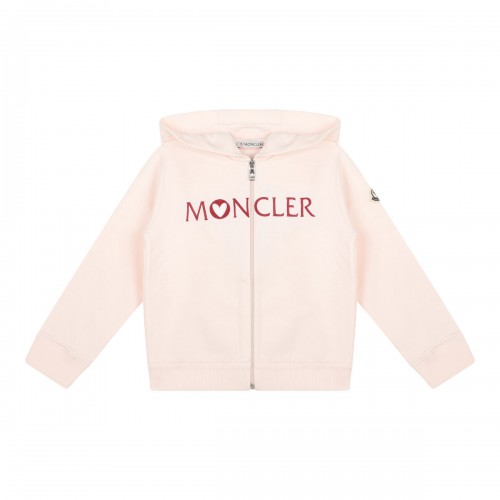 Light Pink Logo Embroidered Tracksuit Set