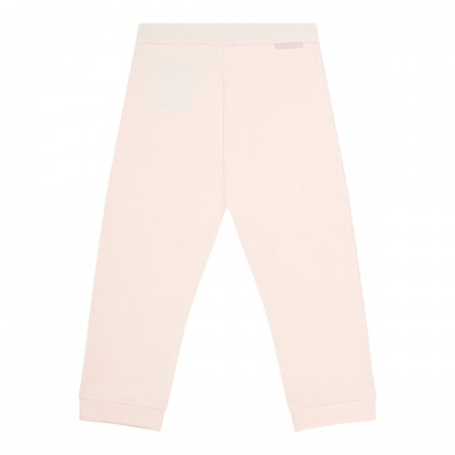 Light Pink Logo Embroidered Tracksuit Set