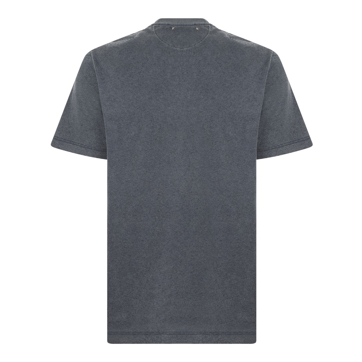 Dark Grey Graphic Print Cotton T-Shirt