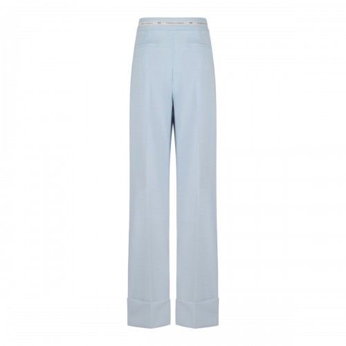 Light Blue Suit With Belt