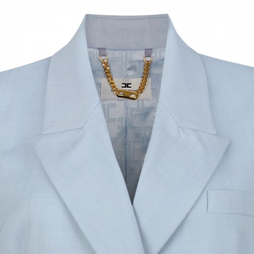 Light Blue Suit With Belt