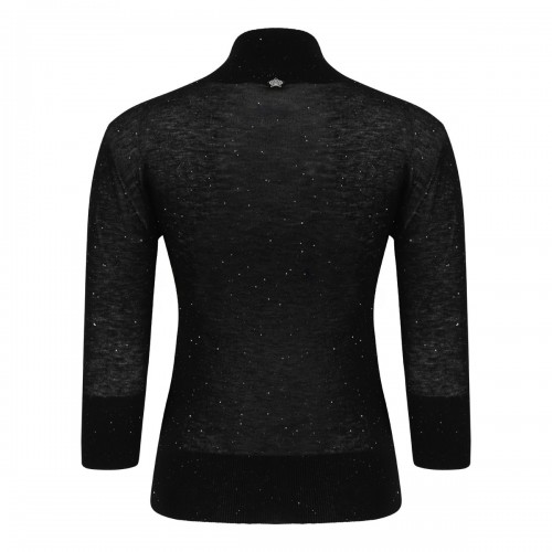 Black Sequin Embellished Top 2