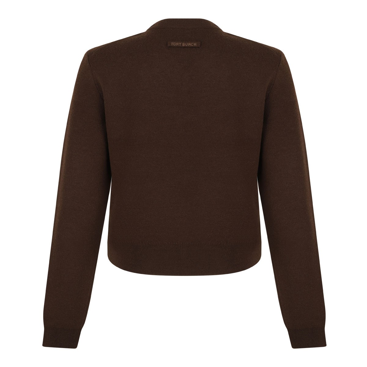 Dark Chestnut Brown Wool and Cashmere Sweater