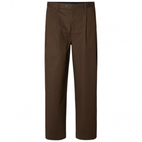 Pleated Wide Leg Trousers