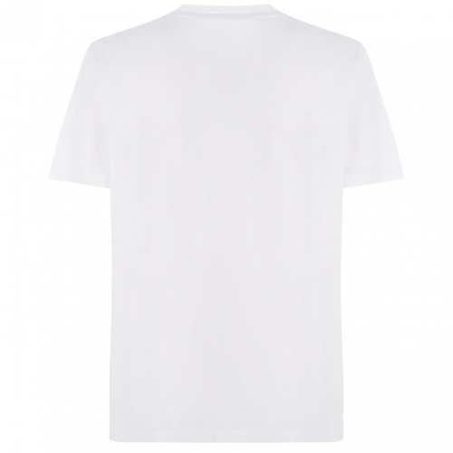 White Star Print Cotton T-Shirt 2