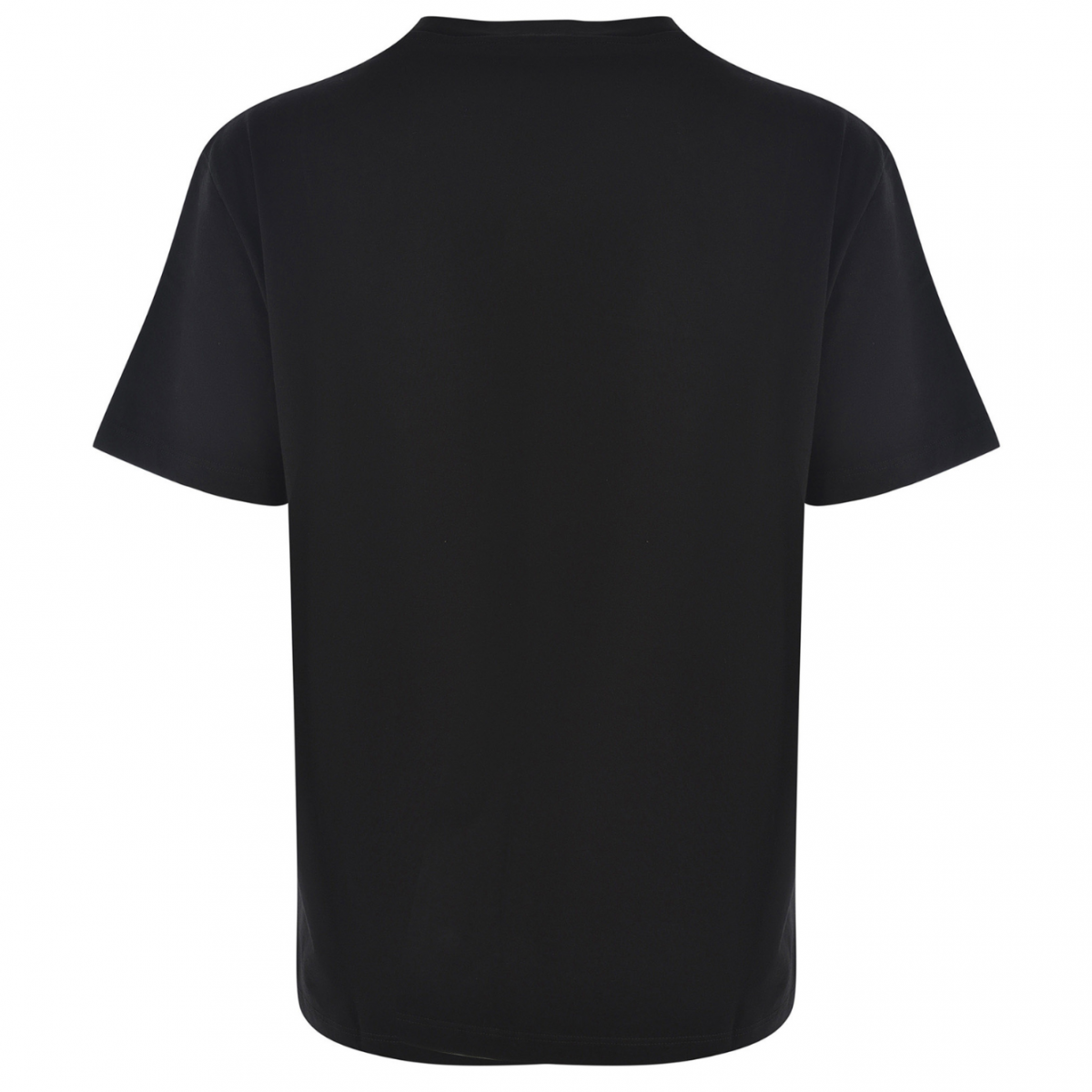 Black Star Print Cotton T-Shirt