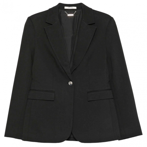 Black Single Bottom Blazer