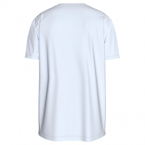 White Logo Print Cotton T-Shirt 2