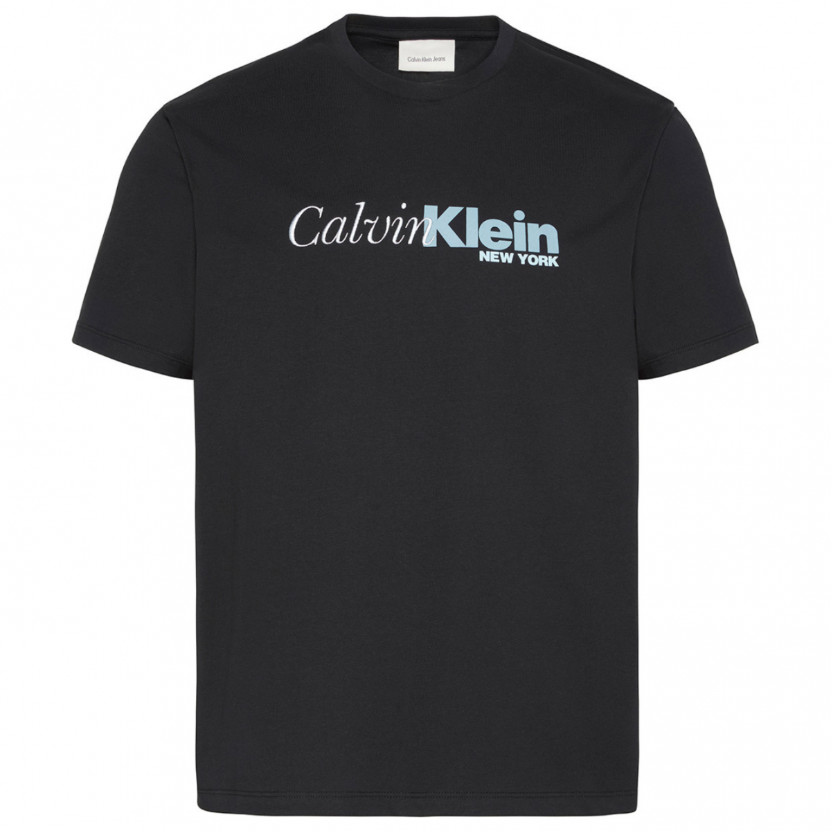 Black Logo Print Cotton T-Shirt