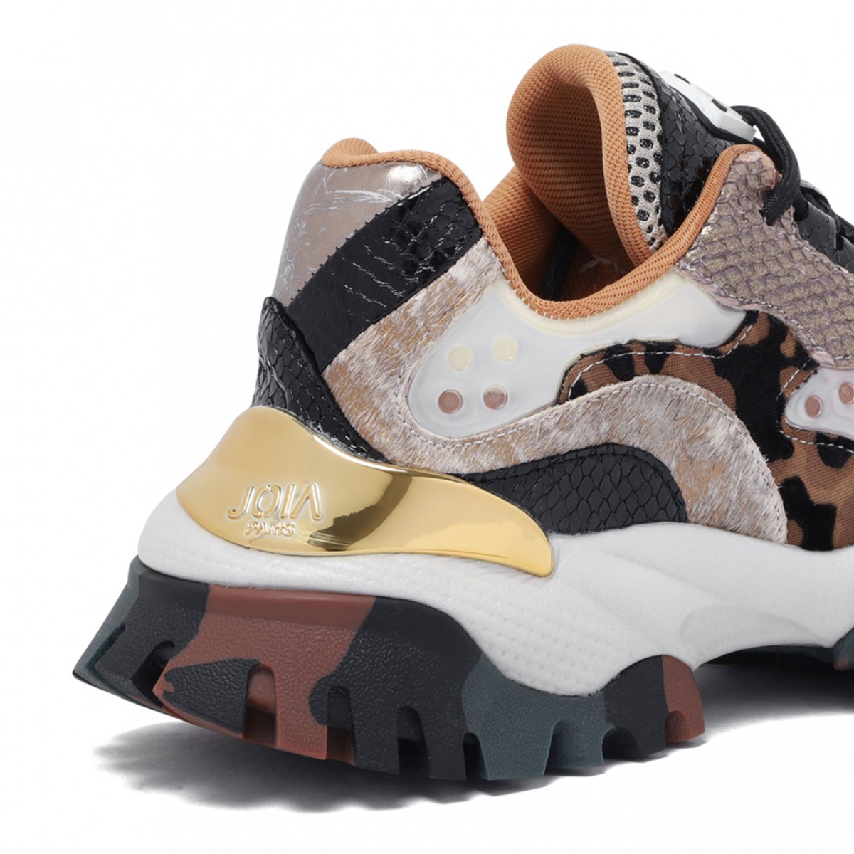 Juice Brown and Black Sneakers