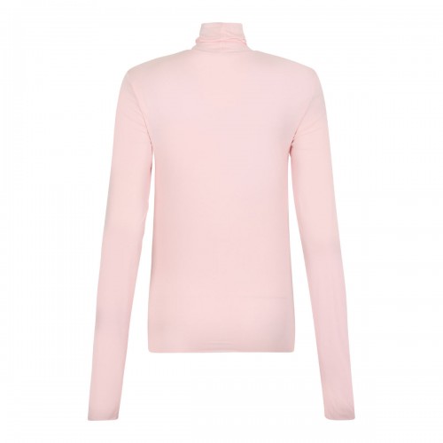 Blush Pink Turtleneck Long Sleeve Top