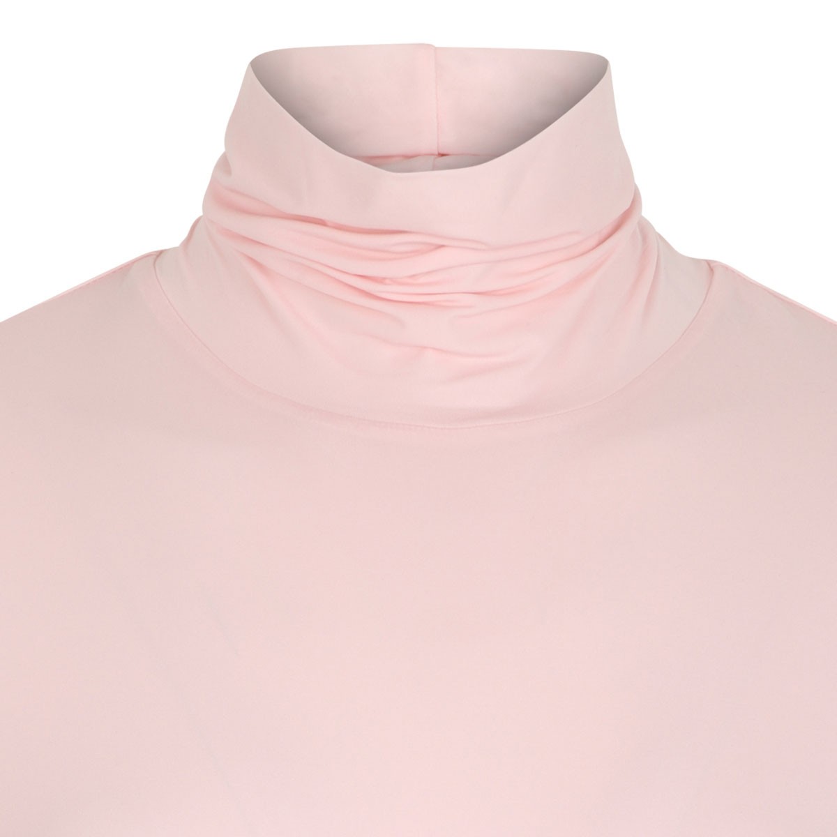 Blush Pink Turtleneck Long Sleeve Top
