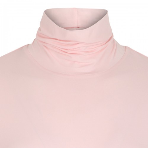 Blush Pink Turtleneck Long Sleeve Top