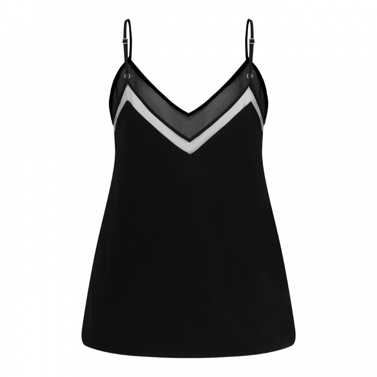 Black V-Neck Camisole Top
