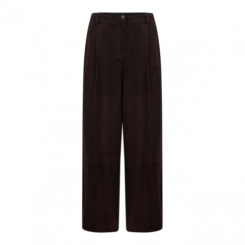 Brown Suede Trousers