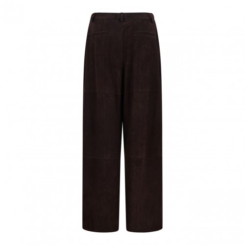 Brown Suede Trousers
