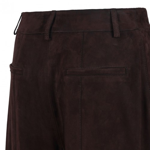 Brown Suede Trousers