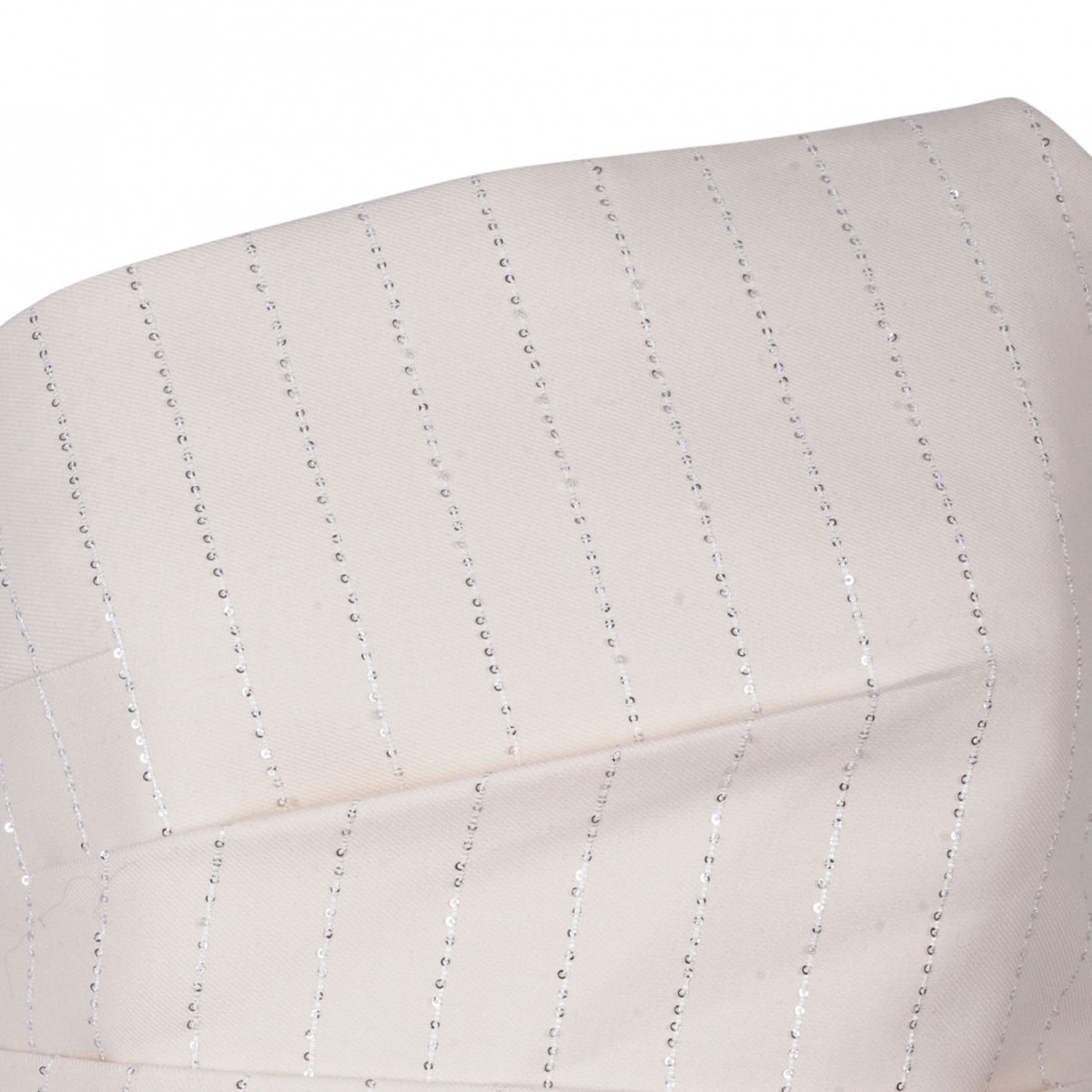 Ecru Crystal Embellished Top