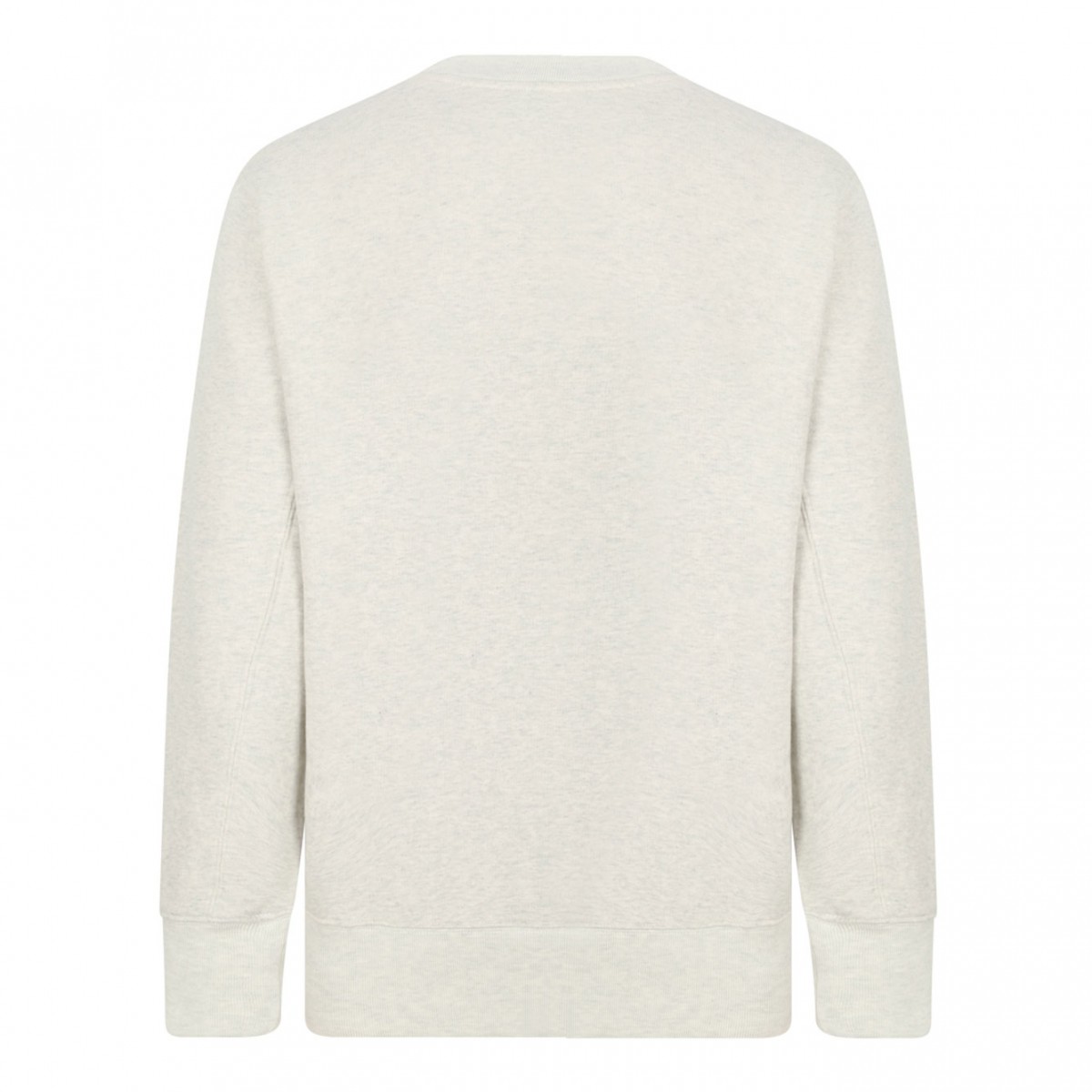 Light Beige Logo Print Sweatshirt