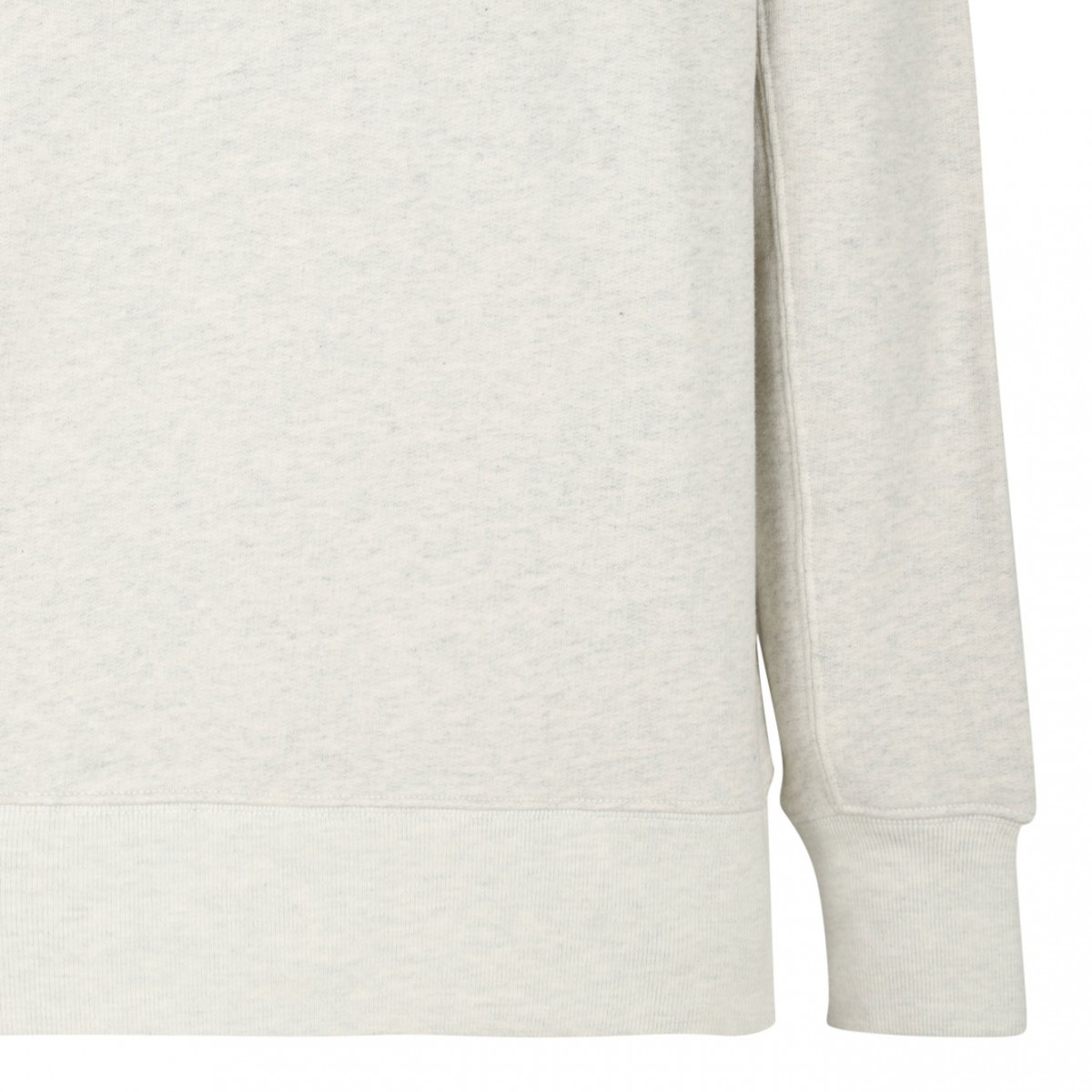 Light Beige Logo Print Sweatshirt