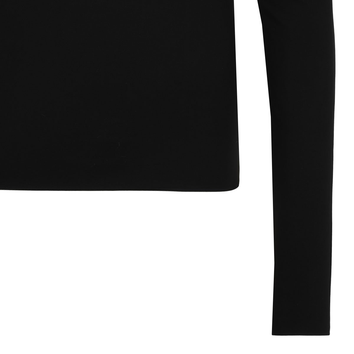 Black Turtleneck Long Sleeve Top