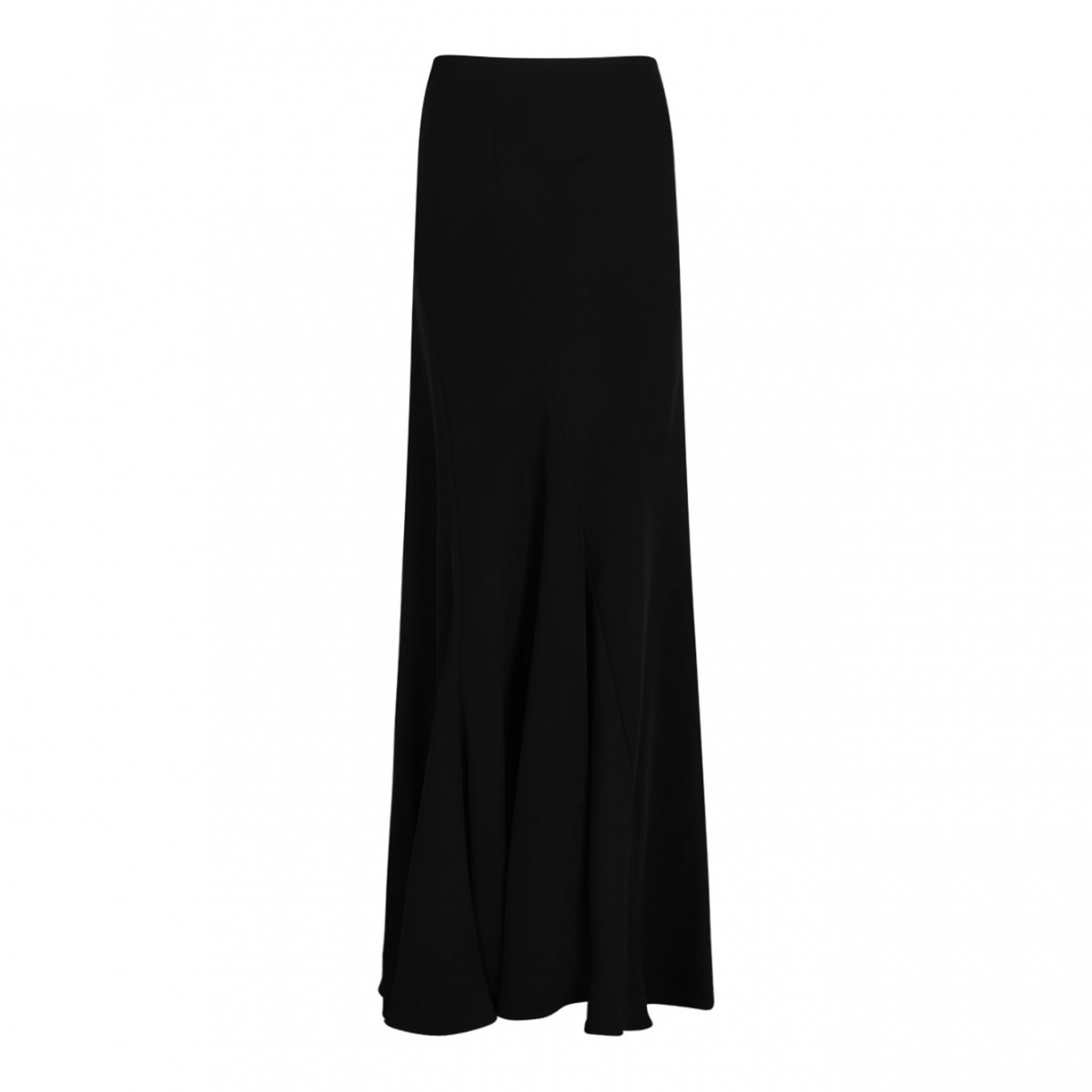 Black Long Cady Skirt