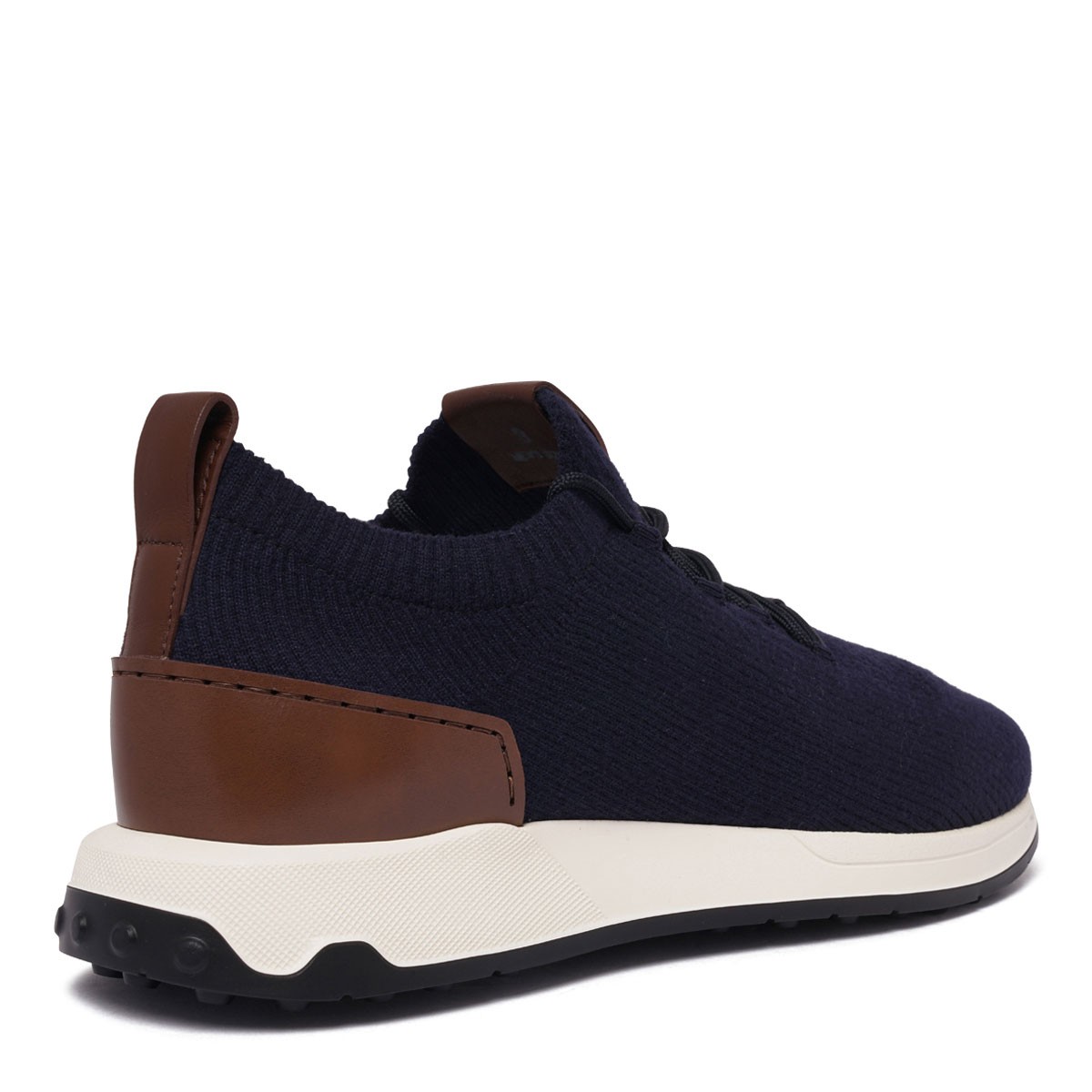 Sock Sneakers in Fabric and Leather