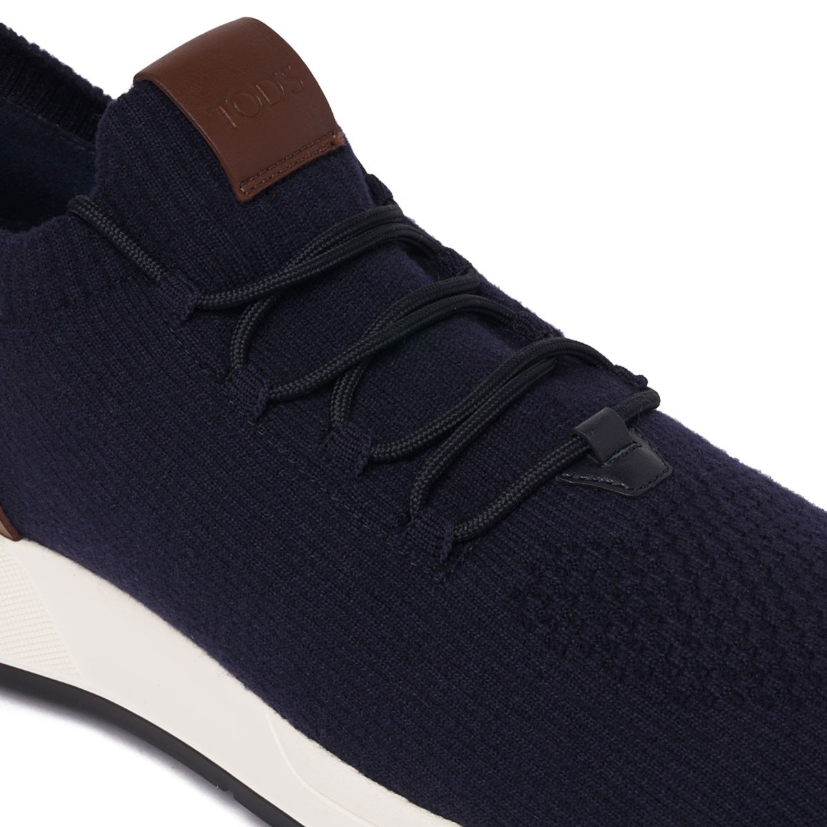 Sock Sneakers in Fabric and Leather