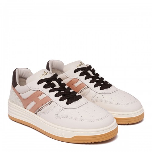 Light Grey and Beige H630 Sneakers 2