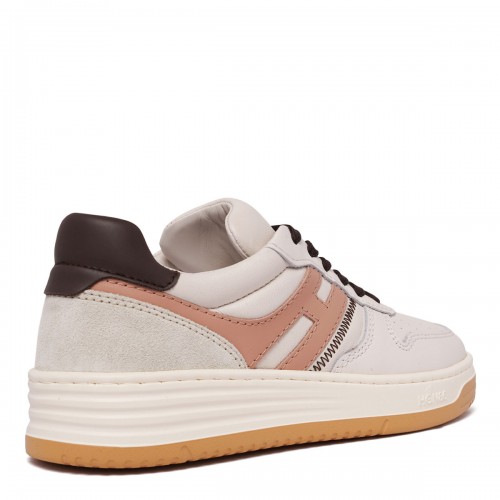 Light Grey and Beige H630 Sneakers
