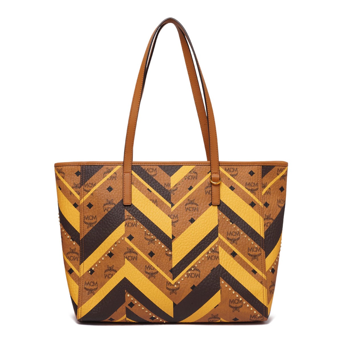 Medium Toni Geometric-Pattern Tote Bag