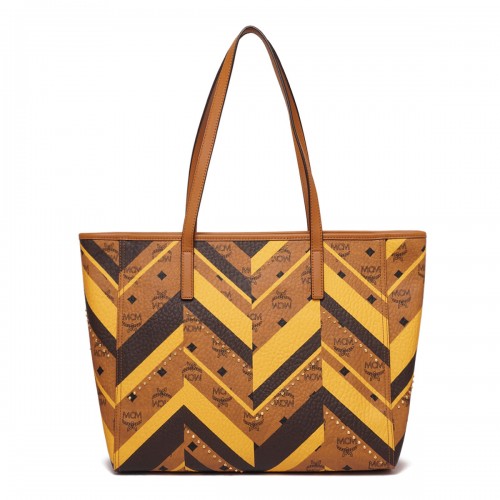 Medium Toni Geometric-Pattern Tote Bag