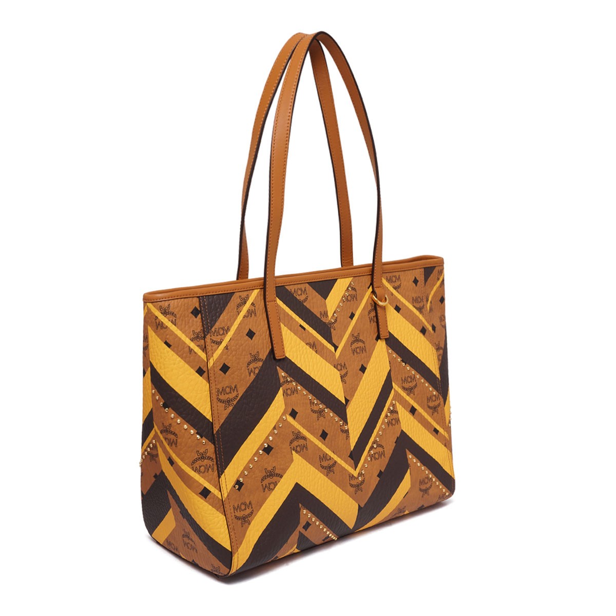Medium Toni Geometric-Pattern Tote Bag