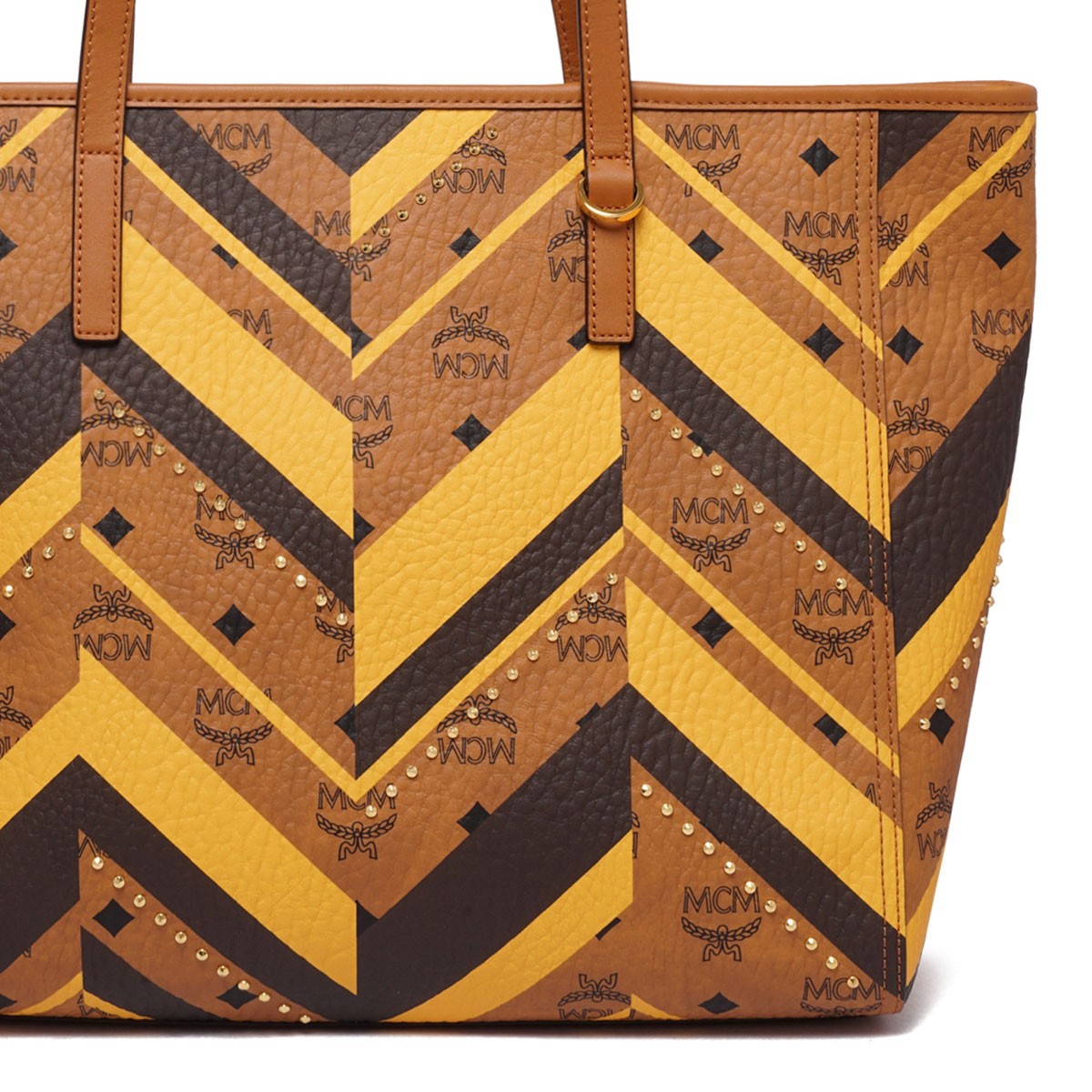 Medium Toni Geometric-Pattern Tote Bag