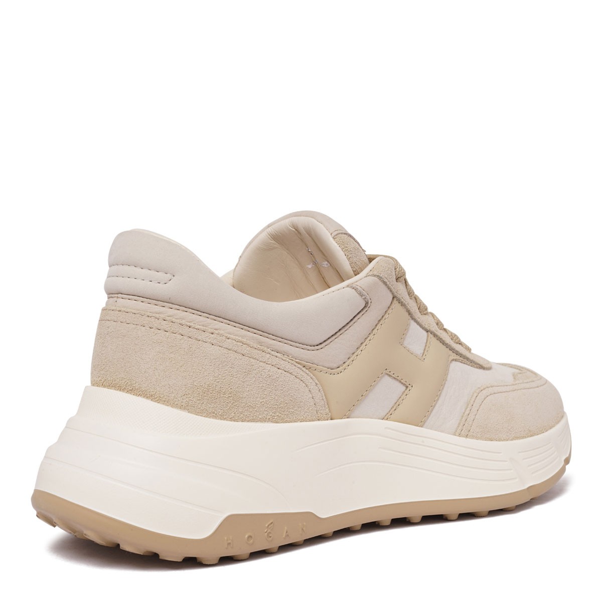 Light Beige Hi-Fi Sneakers