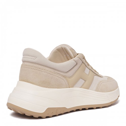 Light Beige Hi-Fi Sneakers