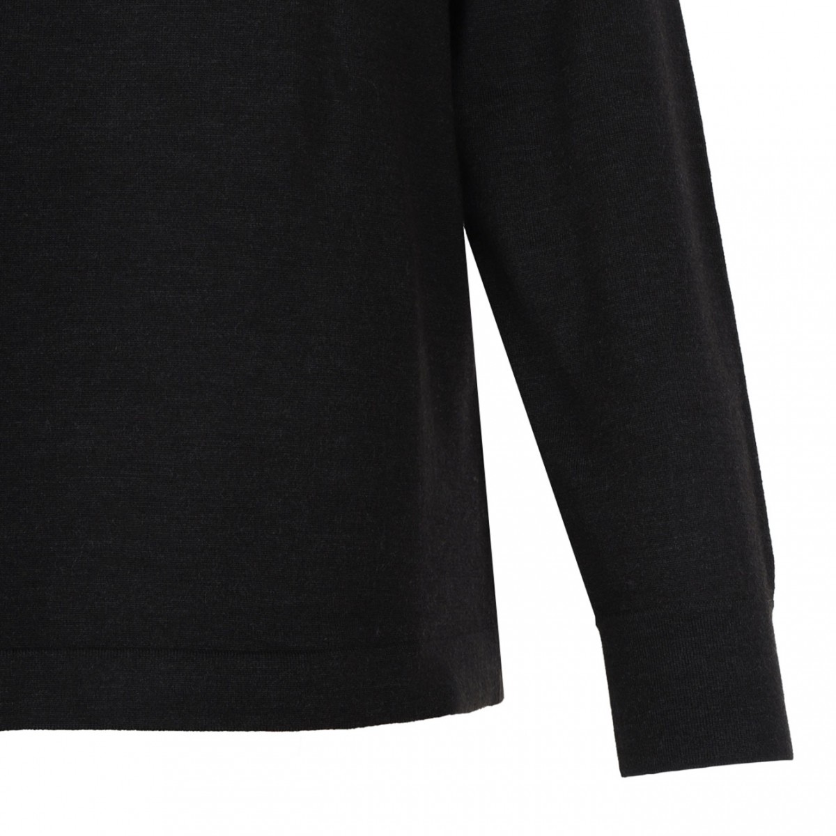 Brown High Neck Knitwear