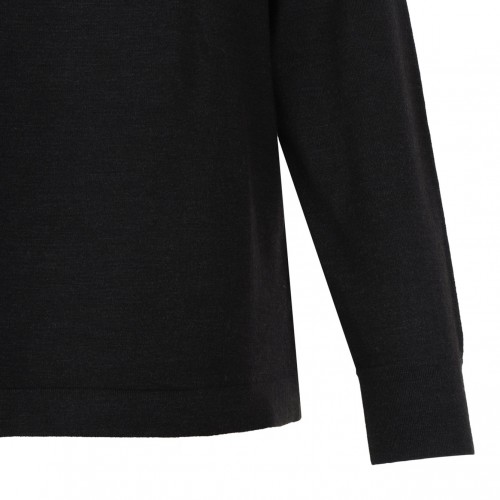 Brown High Neck Knitwear