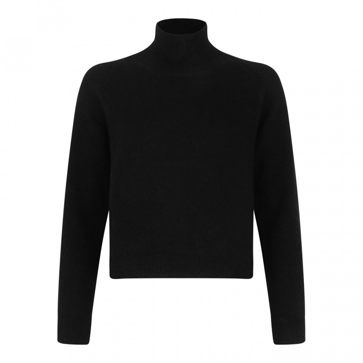 Black High Neck Knitwear