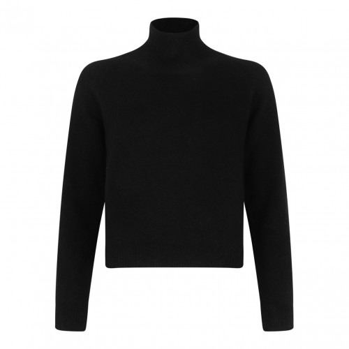 Black High Neck Knitwear